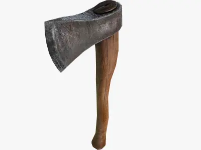 Axe PBR Low-poly 3D model