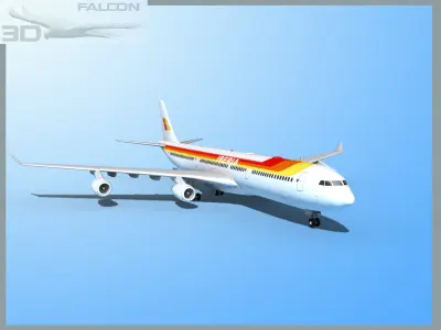 Falcon3D A340-600 Iberia 3D model