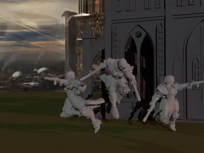 Sisters of War - Angelus Magma Pistol Upgrade 3D print model