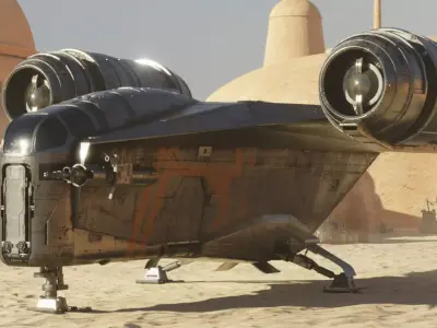 The Razor Crest Free 3D model