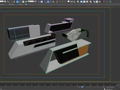 RECEPTIONS 3DS MAX 2015 5 MODEL 3D model