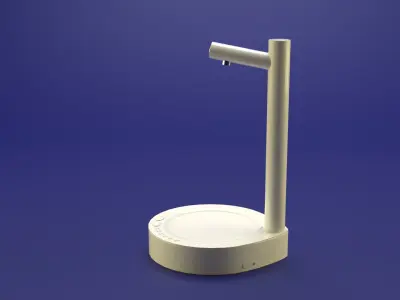 Smart table water dispenser Low-poly 3D model