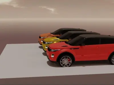 Range Rover 3 in 1 pack 3D model