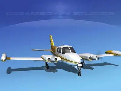 Cessna 310 V07 3D model
