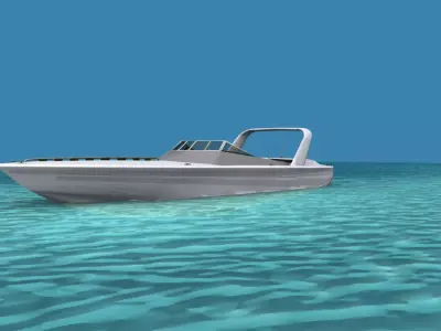 Phazer 38 Cigarette Boat V00 3D model