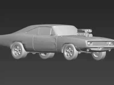 dodge charger Fast And Furious 3D model