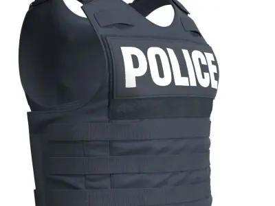 GH Armor Tactical Response Carrier Police Vest - MD 3D model