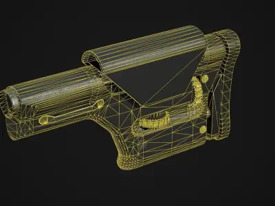 Megpul Stock Low-poly 3D model