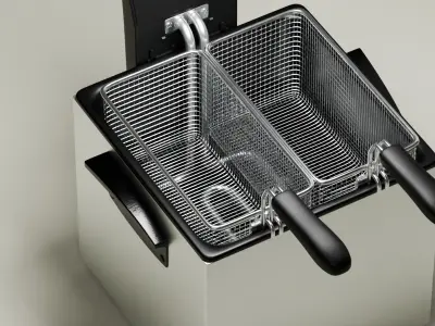 Deep Fryer 3D model