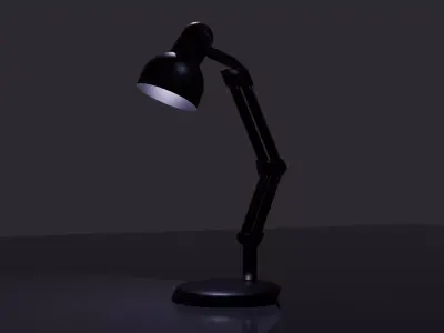 Adjustable Desk Lamp Free 3D model