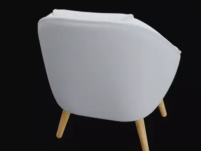 Mid-Century Modern Lounge Chair Free 3D model