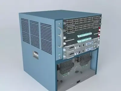 Cisco Catalyst 6506-E Chassis 3D model