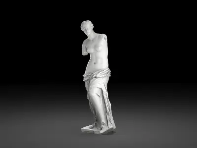 Venus de Milo Low-poly 3D model