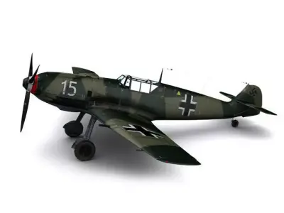 Messerschmitt BF109-E3 Emil 3D model