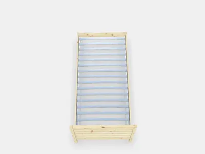 TARVA Bed frame 3 3D model
