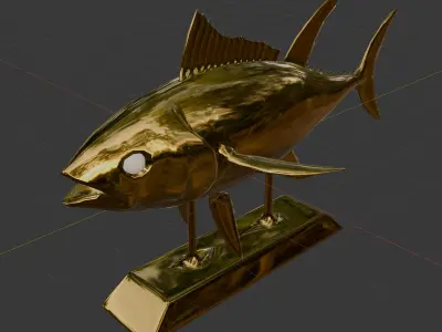Fishing Trophy Free 3D print model