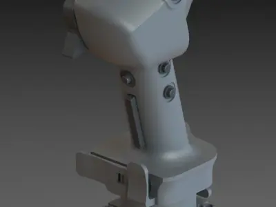 Dassault Rafale complete cockpit Mk16F seat 3D print model