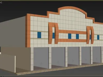 Interface Building 3D model 3D model
