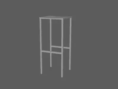 Bar Stool Free low-poly 3D model buy