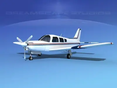 Piper Turbo Arrow 240 V17 3D model