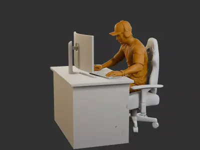 Video Game Player VGP1 002 3D print model