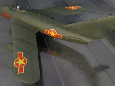 Mikoyan-Gurevich MiG-17 Fresco 3D model