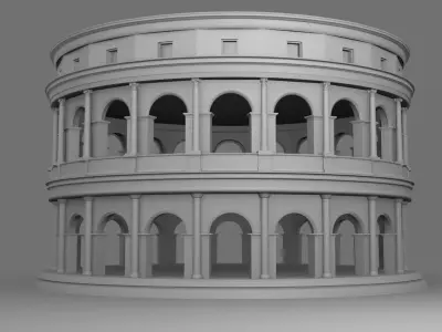 Roman Theatre 3D model