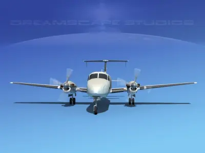 Beechcraft B1900C V06 3D model