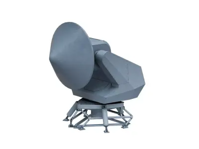 STIR 12 EO Mk2 radar 3D model