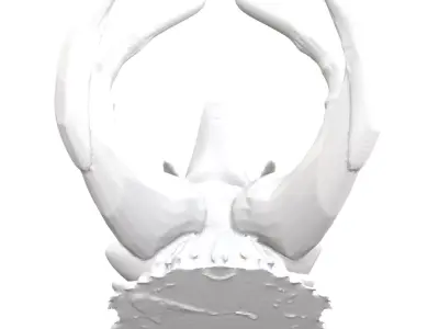 Minotaur 3D model helmet 3D model
