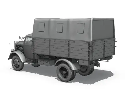 Opel Blitz - 3t Cargo truck  3D model