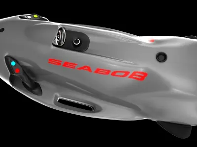 Underwater Seabob Low-poly 3D model