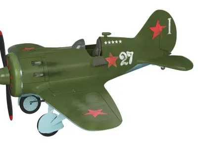  Airplane I-16 Type 24 3D model