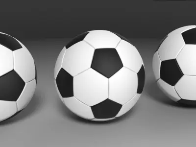 Ball Football Free 3D model