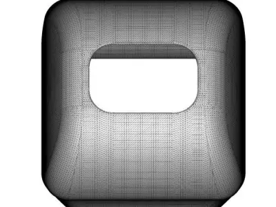 Transparent Bike Visor 3D model