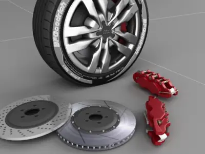 Auti TTRS wheel 3D model