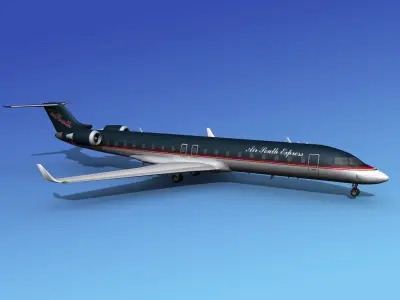 Bombardier CRJ700 Air South 3D model