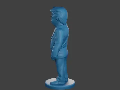 Donald Trump Injured Ear 3D print model