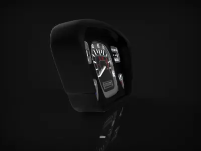 car dashboard ZAZ-Yalta 1961-1969 3D model