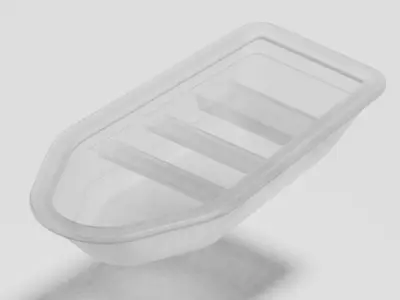 Glassy Fishing Boat 3D model