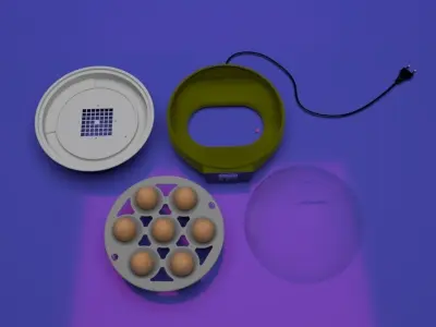 Incubator egg 3D model