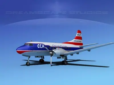 Martin 202 California Central 3D model