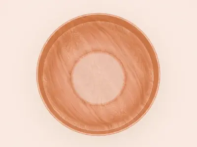 Japanese Miso Soup Bowl  Low-poly 3D model