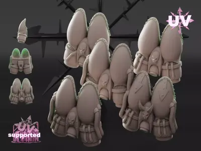 velociraptor jet pack 3D print model