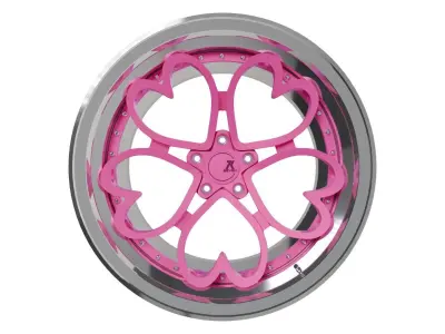SevenK Moni wheel disc Low-poly 3D model
