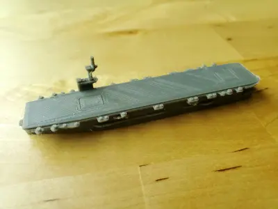 US Casablanca Class Aircraft Carrier 3D print model