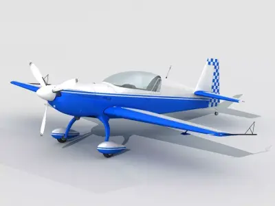 Extra 300L Racing Plane 3D model