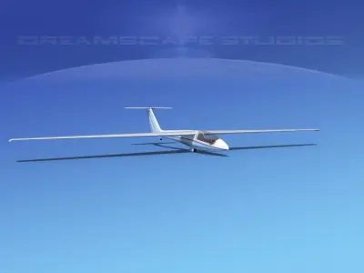 SZD-36 Cobra Glider V13 3D model