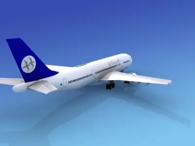 Airbus A300 Belleview 3D model