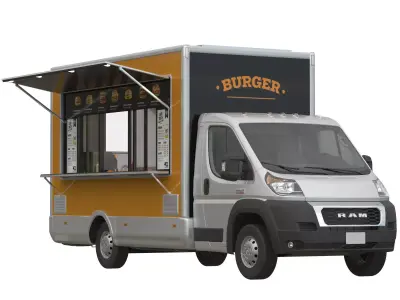 RAM PROMASTER Food Truck 3D model